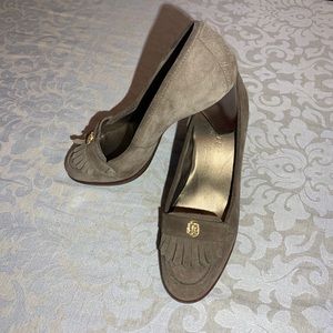 Talbots  3” heel suede pump.